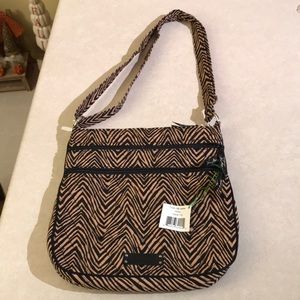 Vera Bradley Triple Zip Hipster Crossbody Bag